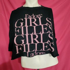 Plain Jane Homme - J'adore Girls Crop Top